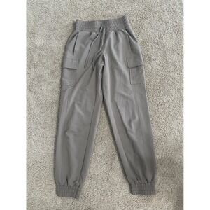 Avalanche Women's XS Gray Joggers Cargo Pants Drawstring‎ Elastic Waist